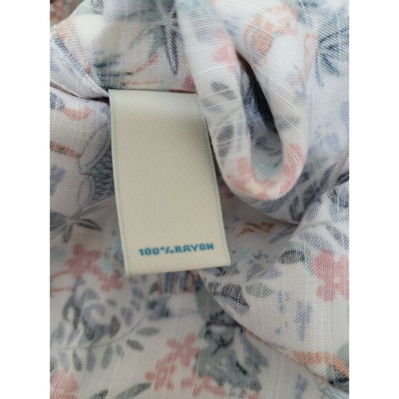 Caribbean Men's Shirt Size L  Hawaiian Palm Tree short sleeve Button Up NWT 37 - Picture 8 of 10